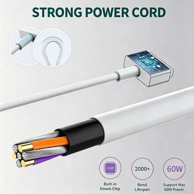 Alt view image 5 of 7 - MacBook Pro/Air Charger 60W Magnetic 2 T-Tip Adapter 11-13 inch 2012-2017 | Fits A1465 A1466 A1502 A1425 MacBook Pro/Air. Multi-protection charger for 2012-2017 T-Tip port laptops