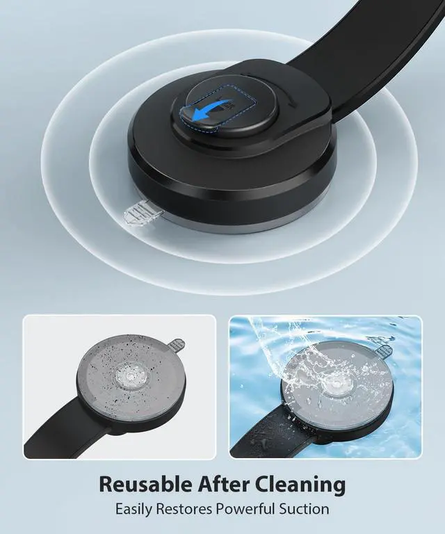 Alt view image 4 of 7 - AUTOVOX Bendable Suction Cup Mount for Backup Camera, Flexible View Anywhere, 360° Flexible Adjust Monitor,Strong Hold,1 Min Easy Install-Fits Solar 1plus/SL16/SL16PRO/3A Plus/4B/5/S46Reverse Camera