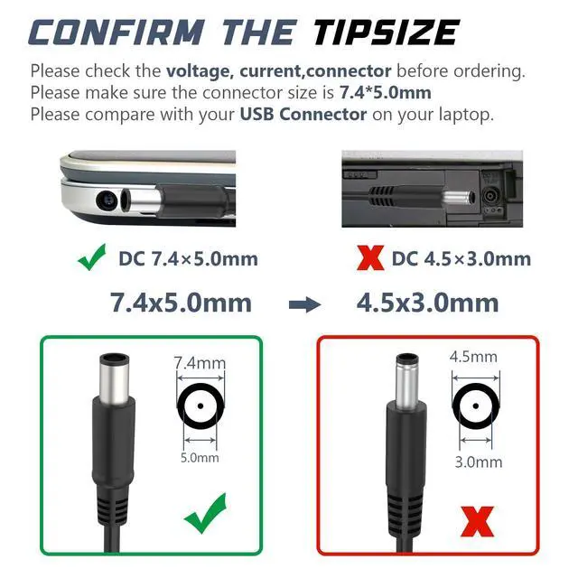 Alt view image 2 of 7 - AC Adapter Charger for hp 2000 Laptop Charger for Compaq Presario 2210B 2510P CQ40 CQ45 CQ50 CQ56 CQ56-115DX CQ60 CQ60Z Power Cord