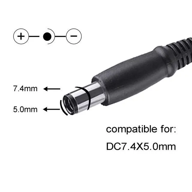 Alt view image 3 of 7 - AC Adapter Charger for hp 2000 Laptop Charger for Compaq Presario 2210B 2510P CQ40 CQ45 CQ50 CQ56 CQ56-115DX CQ60 CQ60Z Power Cord