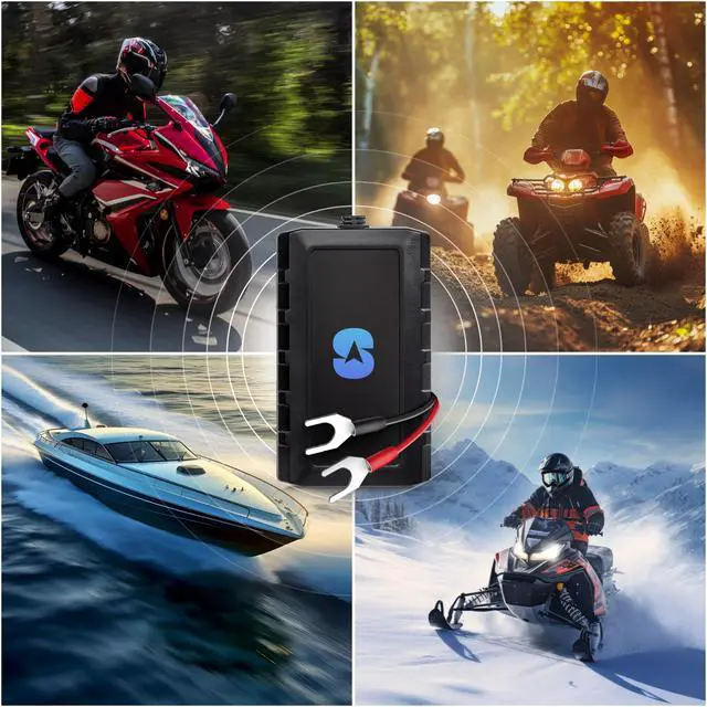Alt view image 2 of 6 - Spytec Moto GPS Motorcycle Tracker - Waterproof Real-Time Tracking w/ 5 Second Updates - Ideal Hard-Wired GPS Tracking for Vehicles Like Mopeds, Scooters, Boats, ATVs | Needs Subscription
