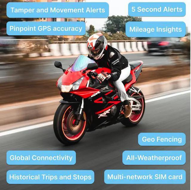 Alt view image 3 of 6 - Spytec Moto GPS Motorcycle Tracker - Waterproof Real-Time Tracking w/ 5 Second Updates - Ideal Hard-Wired GPS Tracking for Vehicles Like Mopeds, Scooters, Boats, ATVs | Needs Subscription