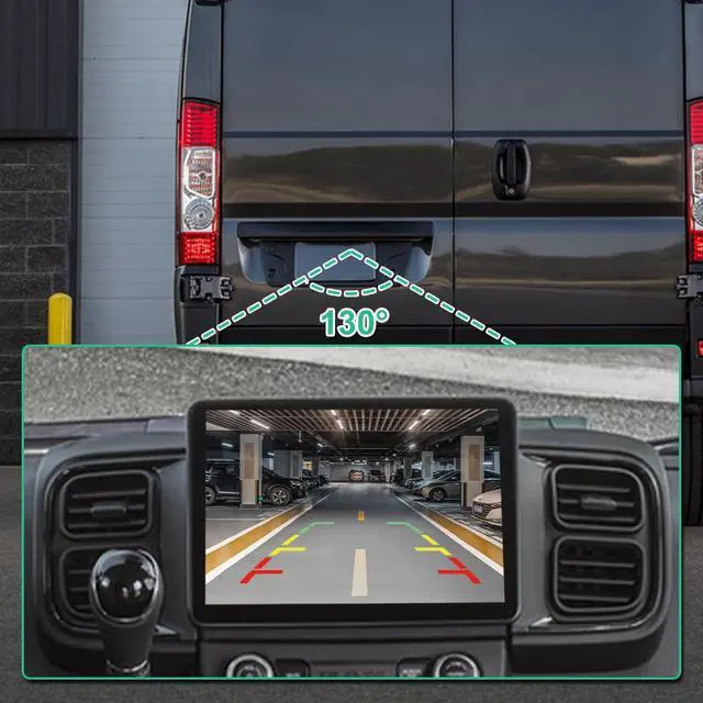 Alt view image 2 of 6 - 68417057AA OE Back up Camera Replacement for Dodge Ram Promaster 1500 2500 3500 2018-2021, Rear View Reverse Park Assist Camera