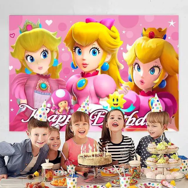 Alt view image 2 of 4 - Wall Decor for Birthday Decorations P Backdrop for Kids Birthday Party Supplies (5x3ft)
