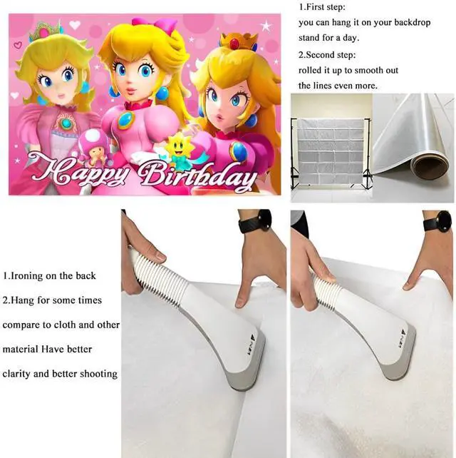 Alt view image 4 of 4 - Wall Decor for Birthday Decorations P Backdrop for Kids Birthday Party Supplies (5x3ft)