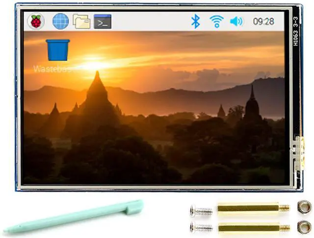 Main image of 3.5" Resistive Touch Screen IPS LCD 480x320, XPT2046 Controller, Compatible with Raspberry Pi 5/4B/3B+/3B/2B/A+/B+/Zero W/Zero 2W