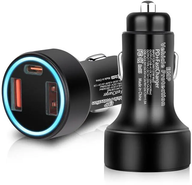 Main image of EMP Vehicle Protection, Equipped with Additional USB Sockets, Suitable for 12-Volt DC in Cars and Trucks, Providing Protection Against Solar Flares & Power Surges
