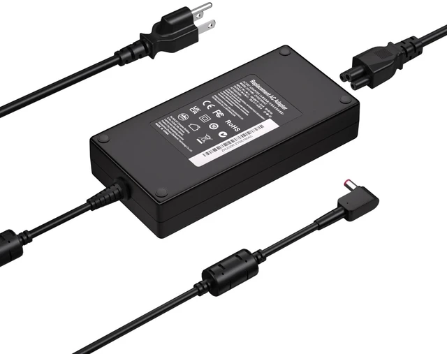 Main image of 19.5V 9.23A 180W for Acer Laptop Charger Nitro Predator Helios Triton Compatible with Acer Nitro 5 7 AN515-57 AN515-55 53 Predator Helios 300 G3-571 PH315-52 Triton 300 Series Laptop-5.5x1.7MM