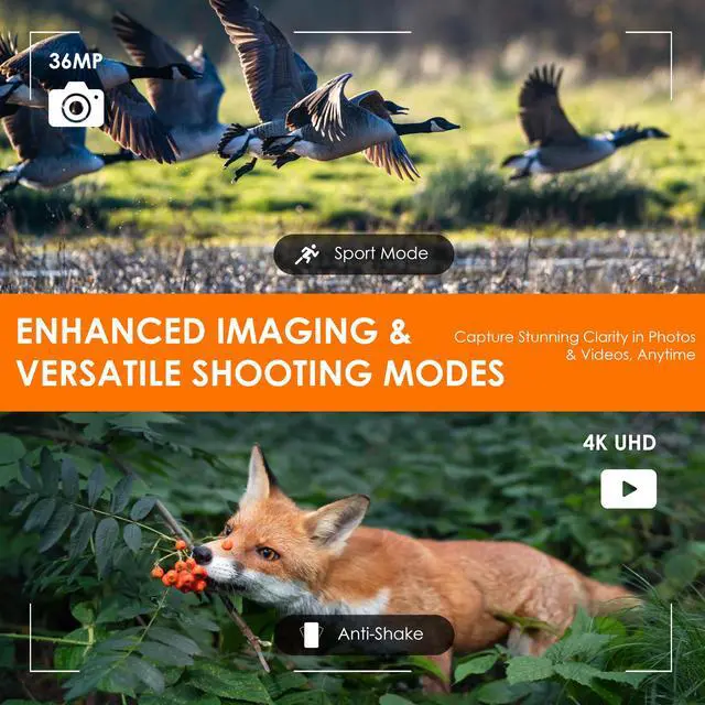 Alt view image 7 of 7 - USA B1 Compass Night Vision Binoculars 4K Ultra HD, Integrated Compass, Flashlight, Weather Resistant, IR Night Vision, 5X Digital Zoom, Video Recording, and Photos