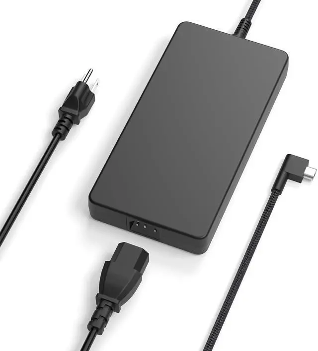 Main image of 330W GaN Charger Compatible with Razer Blade18 16 RTX4090 AC Adapter | Fits Blade17 RTX4080 2024-2025 gaming laptops, RZ09-0483 RZ09-0510 RZ09-0529, 19.5V 16.92A, replaces RC30-0484 adapter