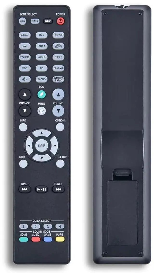 Main image of Replacement Remote Control for Denon AVR-X3800H AVR-X3500H AVR-X2800H AVR-S970H AVR-X4800H AVR-X8500H AVR-X2700H AVR-S760H AVR-X3700H AVR-X1400H AVR-X3100W AVR-X4700H AVR-S960H AVR-X3400H AV Receiver
