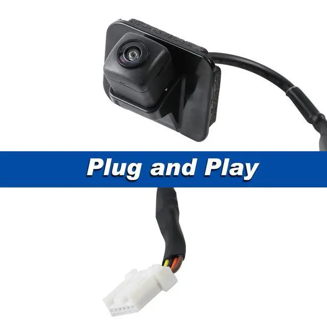 Alt view image 3 of 5 - Backup Camera Compatible with 2014-2015 Accord Sedan Sport Hybrid 6 Pin | Replaces# 39530-T2A-A71 39530T2AA71, Rear Parking Assist Camera