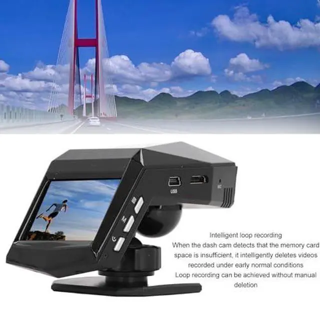 Alt view image 3 of 7 - Front Rear Dash Cam, Car Digital Video Recorder,10MP HD Night Vision Dashboard Camera, Center Console Perfume Dash Cam Recorder Camcorder