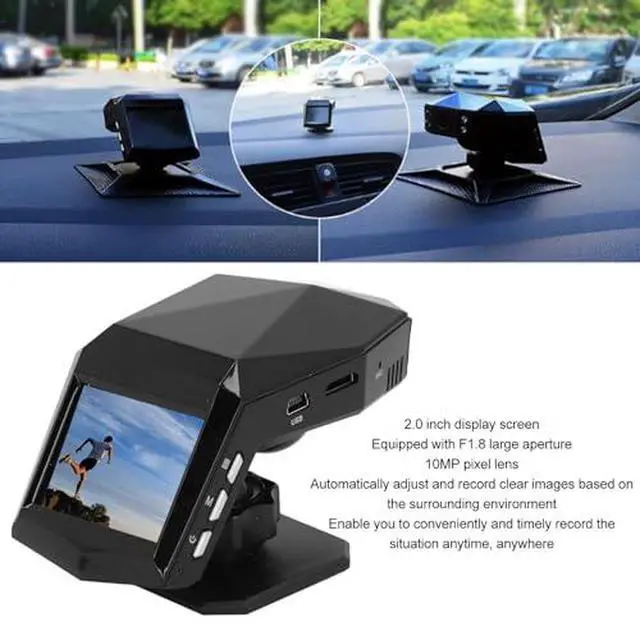 Alt view image 6 of 7 - Front Rear Dash Cam, Car Digital Video Recorder,10MP HD Night Vision Dashboard Camera, Center Console Perfume Dash Cam Recorder Camcorder