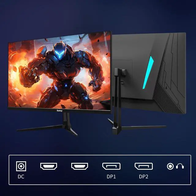 Alt view image 5 of 7 - 32 inch 2K 170Hz Gaming Monitor, Fast IPS 1ms QHD (2560 x 1440) Monitor FreeSync98% sRGBVESA Compatible, DisplayPort HDMI, Black