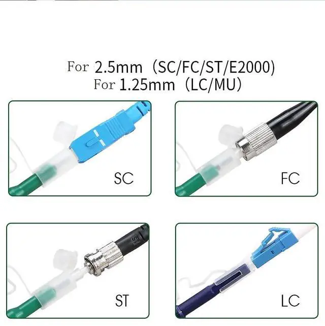 Alt view image 2 of 7 - 2pcs Fiber Optic Cleaner - for 1.25mmLC/MU 2.5mm SC/F C/STE2000 Glass Fiber Cleaning Pen - for Fiber Optic Connectors Cleaning