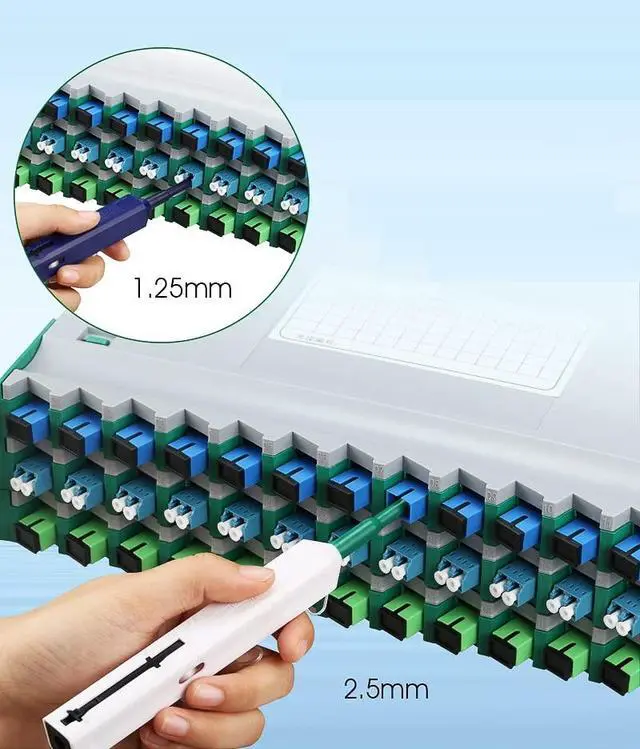 Alt view image 4 of 7 - 2pcs Fiber Optic Cleaner - for 1.25mmLC/MU 2.5mm SC/F C/STE2000 Glass Fiber Cleaning Pen - for Fiber Optic Connectors Cleaning