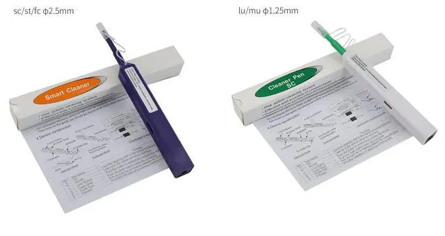 Alt view image 7 of 7 - 2pcs Fiber Optic Cleaner - for 1.25mmLC/MU 2.5mm SC/F C/STE2000 Glass Fiber Cleaning Pen - for Fiber Optic Connectors Cleaning