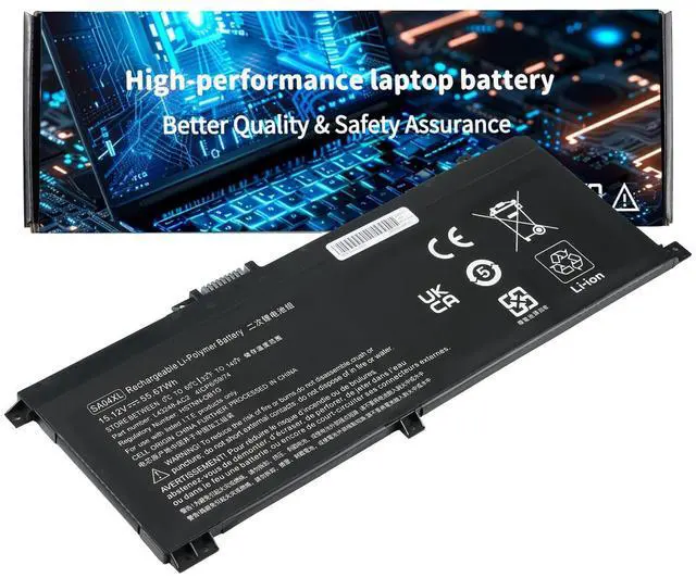 Main image of SA04XL Laptop Battery for HP Envy X360 15-DR 15-DR0010TX Series 15.12V | 55.67Wh for HSTNN-OB1F HSTNN-OB1G HSTNN-UB7U L43248-541 L43248-AC1 L43248-AC2 L43267-005