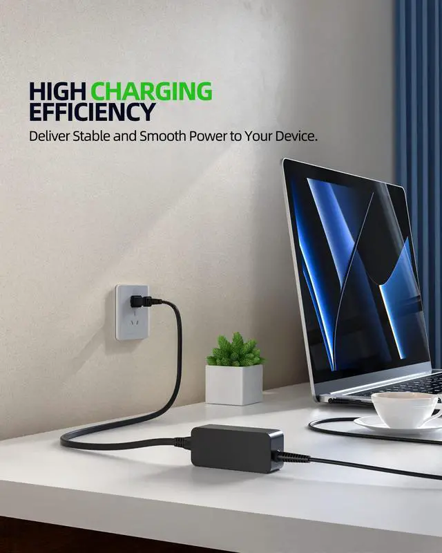 Alt view image 6 of 6 - Charger Fit for HP 14-dq0xxx 14-dq0051dx 14-dq0052dx 14-dq0055dx Laptop | 45W Power Cord for 14-dq0054dx 14-dq0011dx 14-dq0002dx 14-dq0003dx 14-dq0005dx 14-dq0001dx 14-dq0004dx 14-dk1031dx