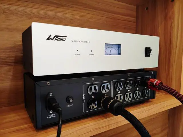 Alt view image 6 of 6 - Audiophile AC Power Cable - 10AWG HiFi Power Cord 3.3FT