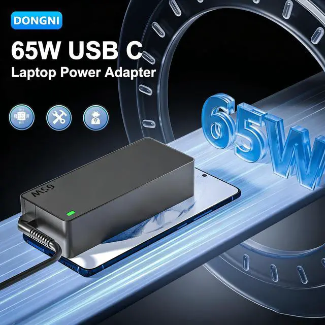 Alt view image 6 of 7 - 65W USB Type C Charger Compatible with Acemagic AX16 AX15 Laptop | Compatible with Nimo N171 N171S N151 N152 N153 N154 N151S 17.3" 15.6" Type C Notebook Power Supply Cord