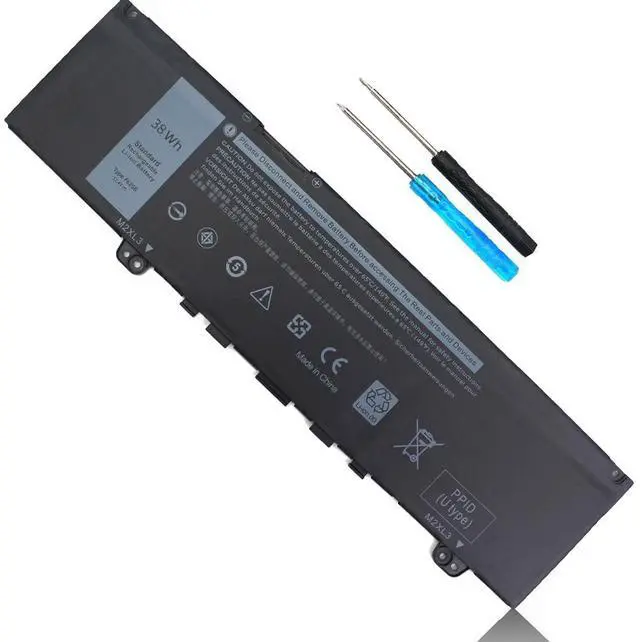 Main image of 38Wh Type F62G0 Laptop Battery for Dell Inspiron 13 7000 2-in-1 7373 7386 7370 7380 5370 P83G P87G P91G P83G001 P83G002 P87G001 P91G001 Vostro 5370 F62GO RPJC3 39DY5 039DY5 0RPJC3 11.4V 3-Cell