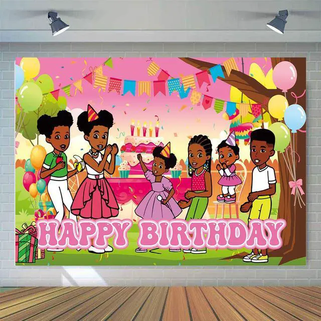 Alt view image 2 of 5 - 1Pack Gracies Corner Party Decoration Banner Photography Background for Kids Birthday Party Gracies Corner Photo Booth Props (4.16X2.3 Ft)