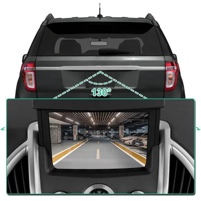 Alt view image 3 of 6 - Rear View Backup Camera Fit for Ford Explorer 2011-2015, Reversing Parking Assist Camera OE Replacement EB5Z-19G490-A, DB5Z-19G490-A, BB5Z-19G490-A, 590-421