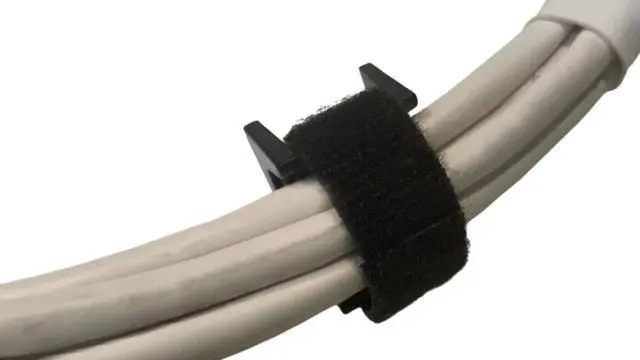 Alt view image 2 of 2 - Cable TIE Saddle Mount for USE with 1/2" Width Hook & Loop Ties and Fasteners - 25PCS/PKG, Black (TV-14SBK aka AX100781)
