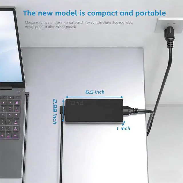 Alt view image 6 of 7 - 240W Laptop Charger Compatible with Asus ROG Zephyrus G14 G15 M16 G16 S15 S17 ROG Flow X16 ROG Strix Scar 15,TUF Gaming A15 A17 F15 F16 F17 AD240-00E ADP-240EB B Gaming Laptop 20V/12A Adapter