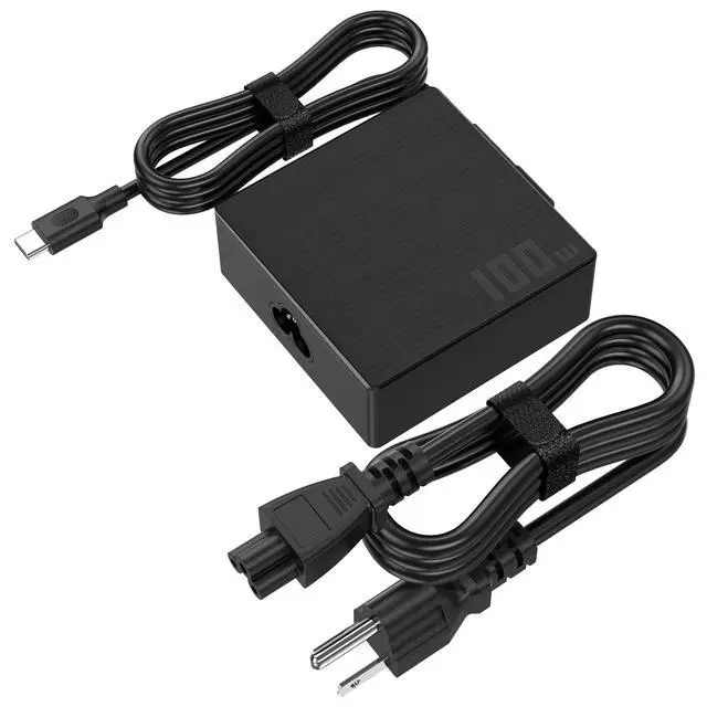 Alt view image 2 of 7 - 100W USB-C Laptop Charger Compatible with MSI Prestige 13 14 15 16, Summit E13 E14 E15 E16 Flip Evo, 20V 5A Type-C AC Adapter Compatible with MSI MS-16S8, P/N A21-100P1A A100AP05P Power Cord