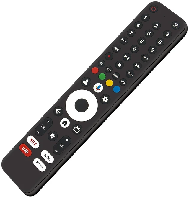 Alt view image 2 of 7 - Replace Voice Remote fit for Tutu 43" 24" 32" Ultra HD 4K LED Google TV Smart TV 2023 Model 43N1 24F1 32Q1 TSG43 TSG24 TSG32 40Q1