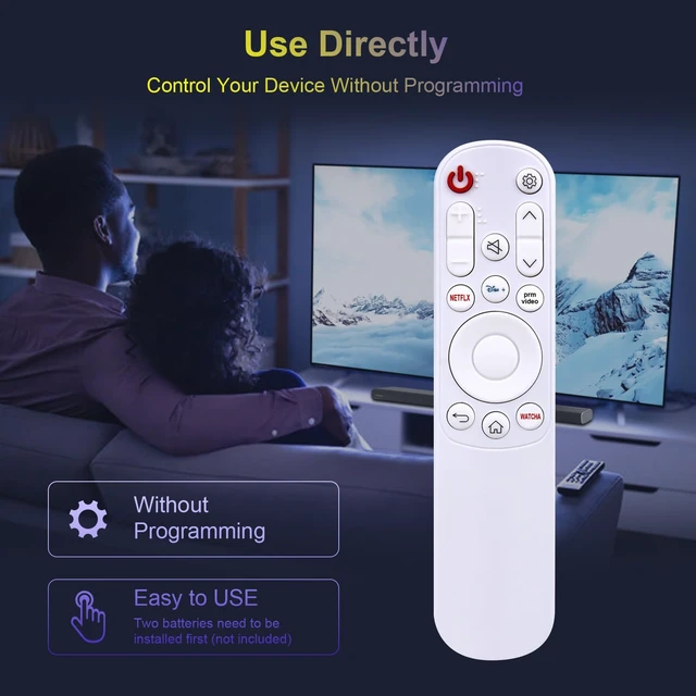 Alt view image 4 of 7 - AKB76039307 Replace Remote Compatible with LG StanbyME & StanbyME Go TV 27 Class LED Full HD Smart webOS Touch Screen 27ART10AKPL