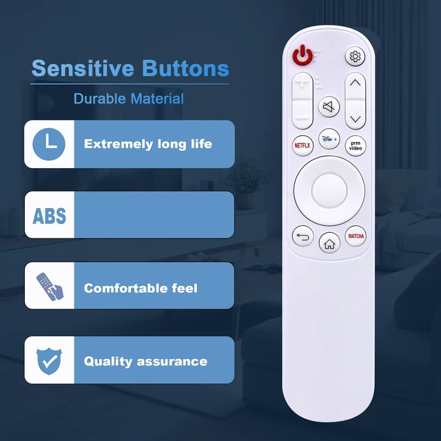 Alt view image 7 of 7 - AKB76039307 Replace Remote Compatible with LG StanbyME & StanbyME Go TV 27 Class LED Full HD Smart webOS Touch Screen 27ART10AKPL