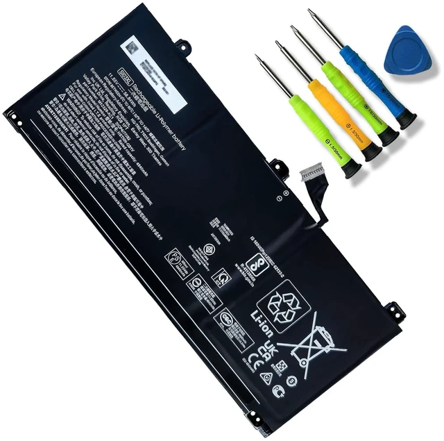 Main image of SI03XL 58.84Wh Laptop Battery Compatible with HP Chromebook x360 14C-CC 14C-cc0013dx 14C-cc0047nr 14C-cc0000nb Series Laptop HSTNN-OB1V M12585-005 M12585-05 M02027-005 M12329-AC1 3ICP4/77/92