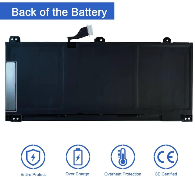 Alt view image 6 of 6 - SI03XL 58.84Wh Laptop Battery Compatible with HP Chromebook x360 14C-CC 14C-cc0013dx 14C-cc0047nr 14C-cc0000nb Series Laptop HSTNN-OB1V M12585-005 M12585-05 M02027-005 M12329-AC1 3ICP4/77/92