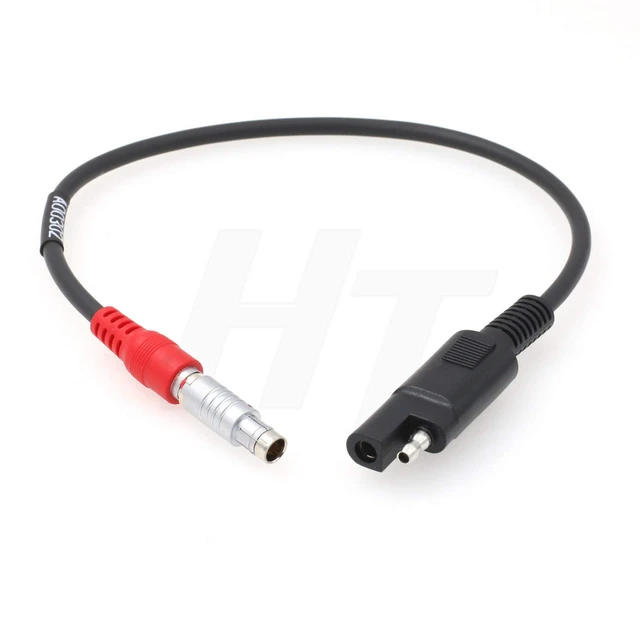 Alt view image 4 of 6 - SAE Power Cable 2pin to 5 pin for Topcon GR-5 GR-3 GNSS GPS Receiver HiPer Legacy GB500 GB1000 A00302
