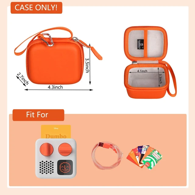 Alt view image 6 of 7 - Hard Storage Case for Yoto Mini (2024 Edition) + Music Player, Travel Carrying Case for Childrens Speaker Plays Audiobook Cards (Box Only)