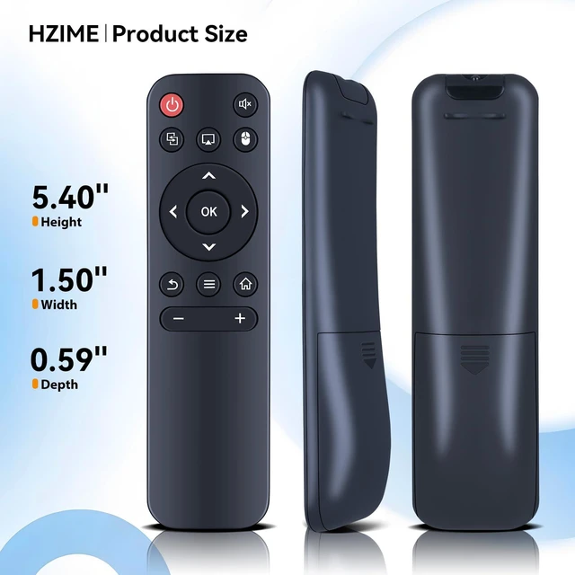 Alt view image 7 of 7 - Replacement Remote Control for WellSonic HY300PRO+, TOPTRO TP2 Projector for LYNCAST X1AQ, Trunera HY300 PRO, WEMI, CAMWORLD Smart Mini Projector