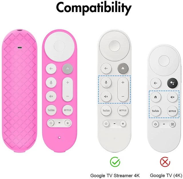 Alt view image 6 of 7 - Case Cover for Google TV 4K Remote 2024 Case Glow in Dark(Luminous Green and Hot Pink)
