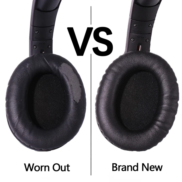 Alt view image 3 of 7 - Cloud 2 Earpads for HyperX Cloud II/Cloud Alpha/Cloud Flight - Black Protein Leather Memory Foam Cushions, for Cloud Core/Stinger/Mix/HyperX Cloud II Cloud Pro HyperX Cloud Alpha Gaming Headsets