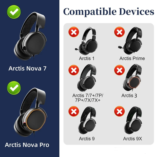Alt view image 2 of 7 - Replacement Audio Cable Compatible with SteelSeries Arctis Nova Pro, Arctis Nova 7 Gaming Headset (Black/5ft)