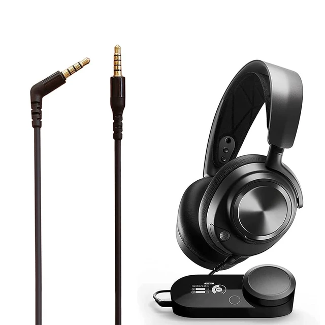 Alt view image 7 of 7 - Replacement Audio Cable Compatible with SteelSeries Arctis Nova Pro, Arctis Nova 7 Gaming Headset (Black/5ft)
