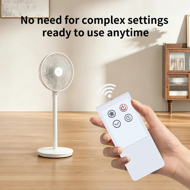 Alt view image 5 of 7 - Replacement Remote Control Intended for Midea FZ10-16AR Column Fanfor Netta,for PELONIS FS40-19PRD 16" Oscillating Pedestal Stand Up Fan