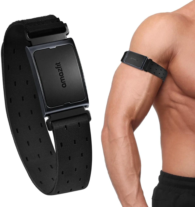 Main image of Bicep Band Compatible with Amazfit Helio, 41cm Long Breathable Nylon Arm/Ankle Strap for Amazfit Bip 6/Bip 5/Gtr 4/Gtr 3/Gtr 2/47mm/Balance