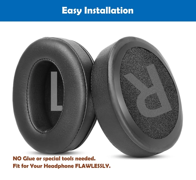 Alt view image 4 of 6 - Professional Earpads Cushion Replacement Compatible with Avantree Audition, Audition Pro HT5009, HT4189, HT3189, DG59, AS9PA, AS9PA Headphones Ear Pads with Skin-Friendly Leather
