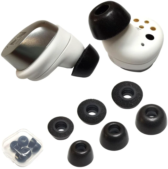 Main image of Memory Foam Ear Tips for Sennheiser Momentum 4 TWS, L/M/S Replacement Tips Anti-Slip Earbuds Tips for Sennheiser Momentum TW4 Comfort & Noise Isolation, Fits Charging Case, 3 Pairs