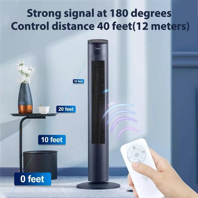 Alt view image 4 of 7 - New Fan Replacement Remote Control for ULTTY CR021 90°Bladeless Tower Fan and Air Purifier in one (Color