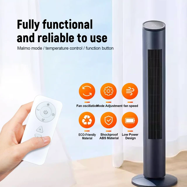 Alt view image 5 of 7 - New Fan Replacement Remote Control for ULTTY CR021 90°Bladeless Tower Fan and Air Purifier in one (Color